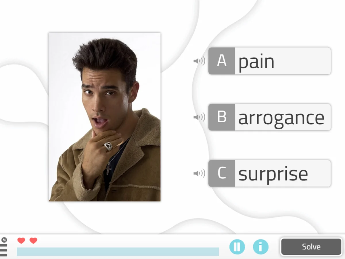 NeuronUP Activities - Emotion recognition