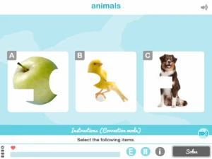 NeuronUP Activities - Half-hidden Objects (basic level)