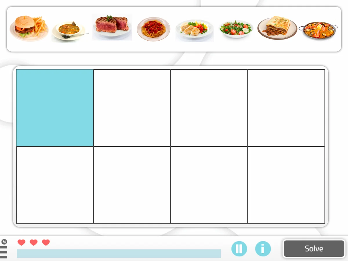 Activity: Memorize the order (Solving)
