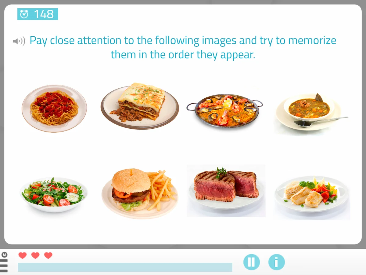 Activity: Memorize the order.