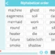NeuronUP Activities - Order Words Alphabetically