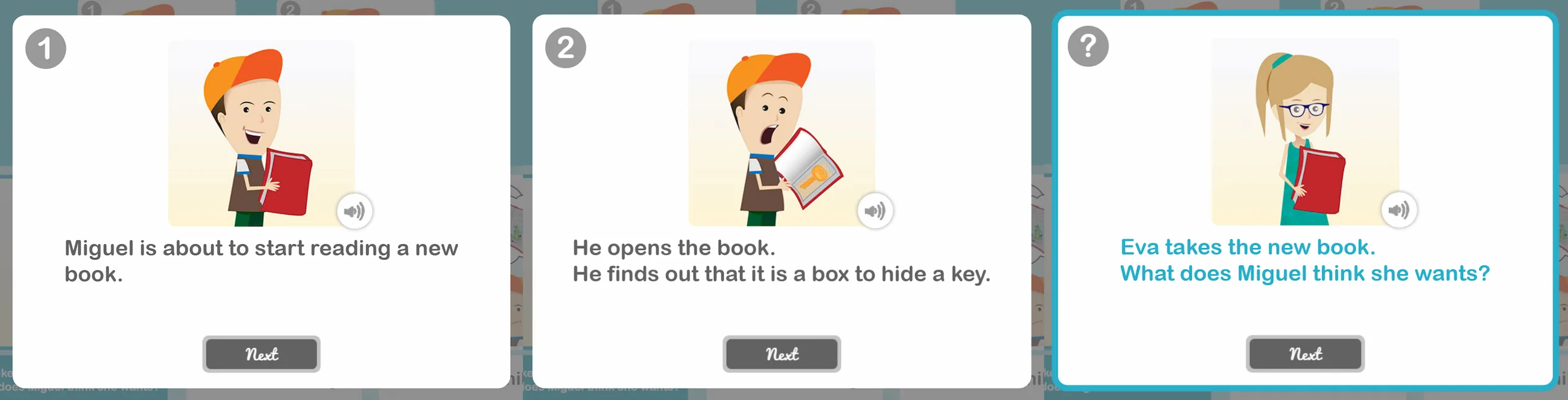 NeuronUP Activities - What do they expect to find-2-steps