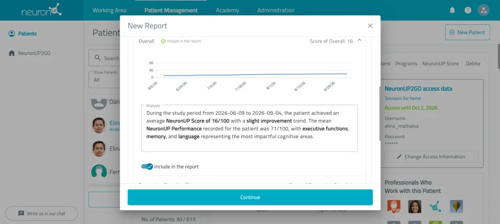 Customize the texts – NeuronUP